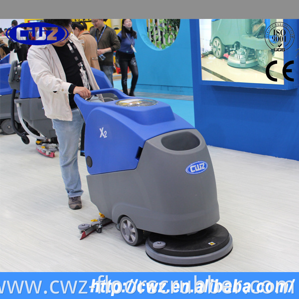 competitive walk behind floor sweeper scrubber